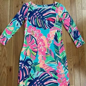 Lily pulitzer 3/4 sleeve dress